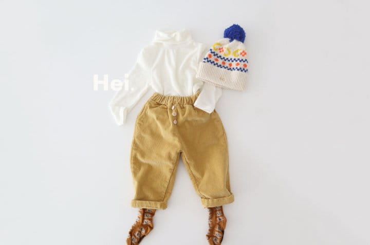 HEI - Korean Children Fashion - #Kfashion4kids - Milky Turtleneck Tee - 11