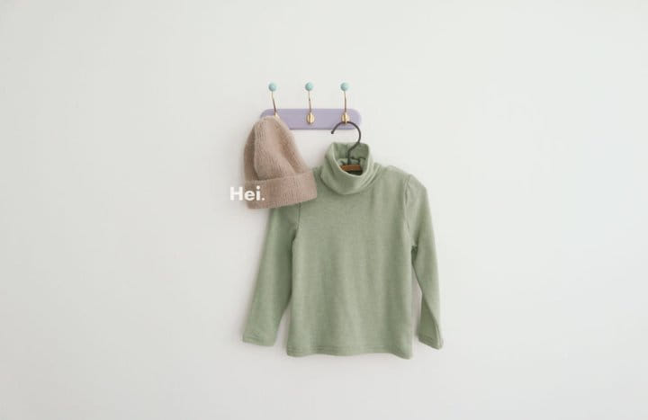 HEI - Korean Children Fashion - #Kfashion4kids - Milky Turtleneck Tee - 4