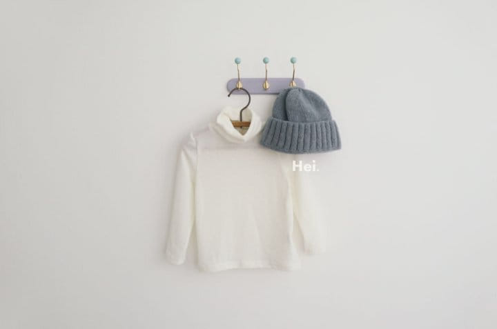 HEI - Korean Children Fashion - #Kfashion4kids - Milky Turtleneck Tee - 5