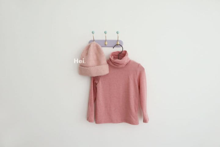 HEI - Korean Children Fashion - #Kfashion4kids - Milky Turtleneck Tee - 6