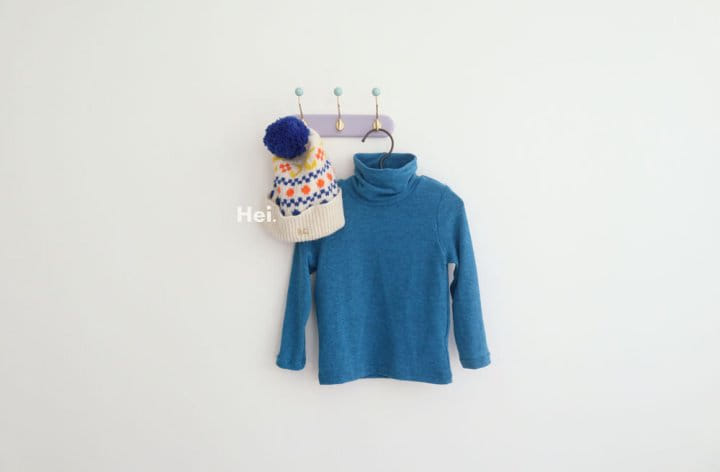 HEI - Korean Children Fashion - #Kfashion4kids - Milky Turtleneck Tee - 7