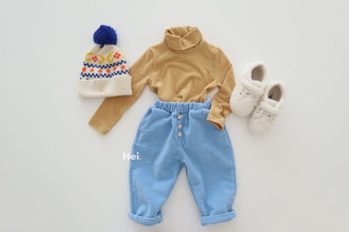 HEI - Korean Children Fashion - #Kfashion4kids - Milky Turtleneck Tee - 9