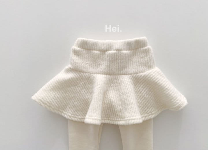 HEI - Korean Children Fashion - #Kfashion4kids - Cream Skirt Leggings - 4