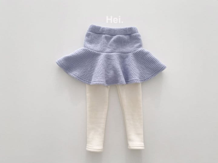 HEI - Korean Children Fashion - #Kfashion4kids - Cream Skirt Leggings - 5