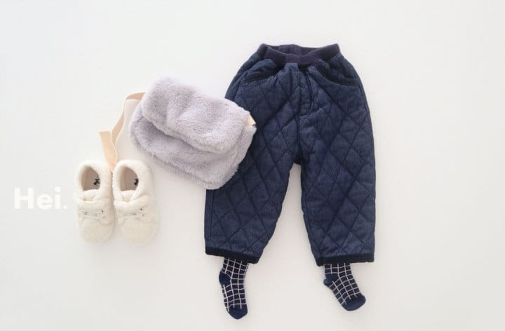 HEI - Korean Children Fashion - #Kfashion4kids - Quilting Jeans - 9