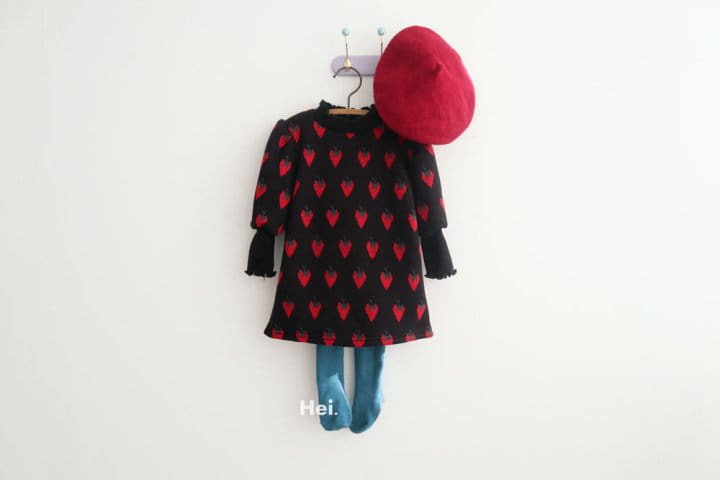 HEI - Korean Children Fashion - #Kfashion4kids - Strawberry One-piece
