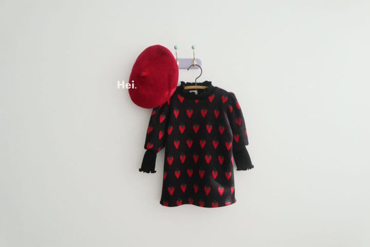 HEI - Korean Children Fashion - #Kfashion4kids - Strawberry One-piece - 3