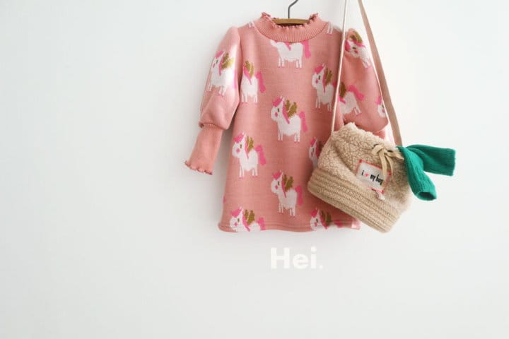 HEI - Korean Children Fashion - #Kfashion4kids - Unicorn One-piece - 2