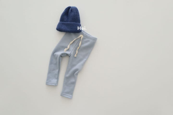 HEI - Korean Children Fashion - #Kfashion4kids - Rib Fleece Leggings