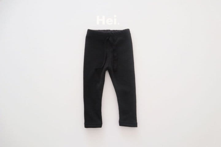 HEI - Korean Children Fashion - #Kfashion4kids - Rib Fleece Leggings - 11