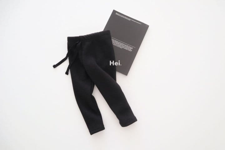 HEI - Korean Children Fashion - #Kfashion4kids - Rib Fleece Leggings - 4