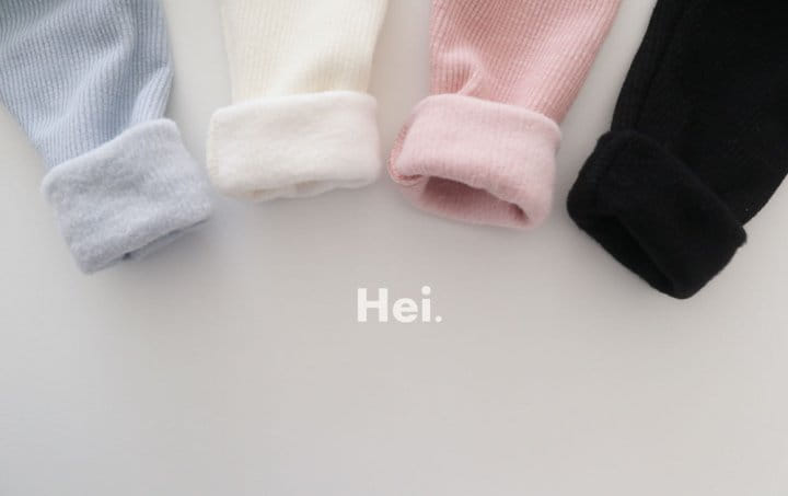 HEI - Korean Children Fashion - #Kfashion4kids - Rib Fleece Leggings - 7