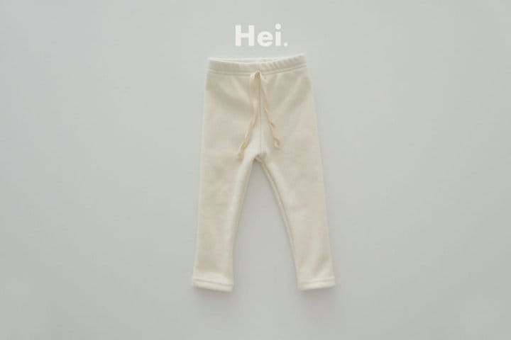 HEI - Korean Children Fashion - #Kfashion4kids - Rib Fleece Leggings - 9