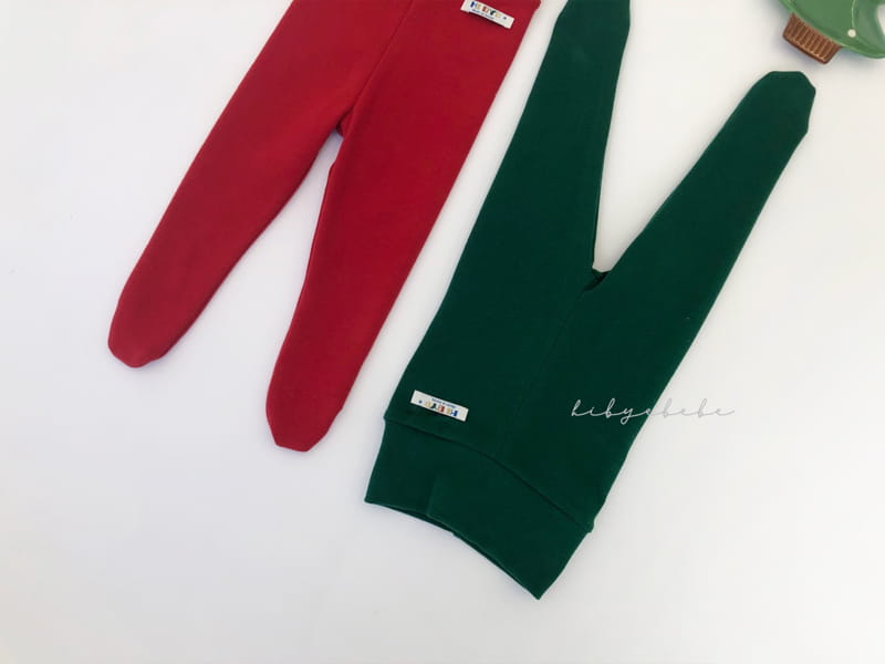 HI BYEBEBE - Korean Children Fashion - #Kfashion4kids - Christmas Foot Leggings - 2