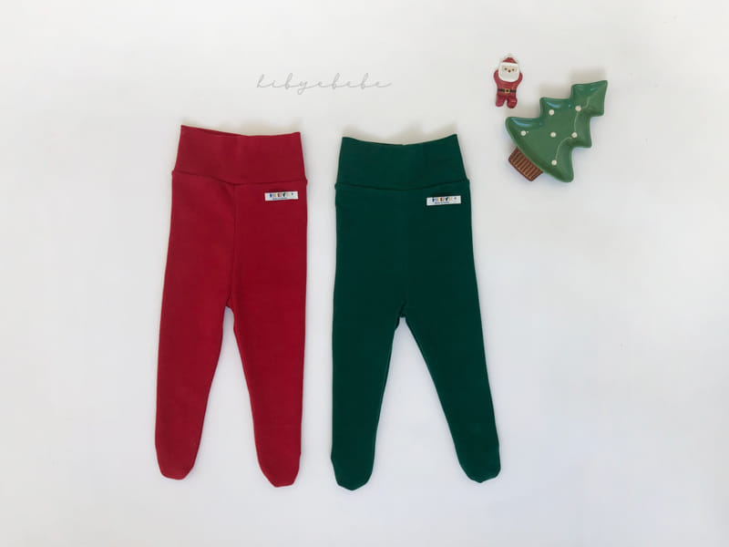 HI BYEBEBE - Korean Children Fashion - #Kfashion4kids - Christmas Foot Leggings - 4