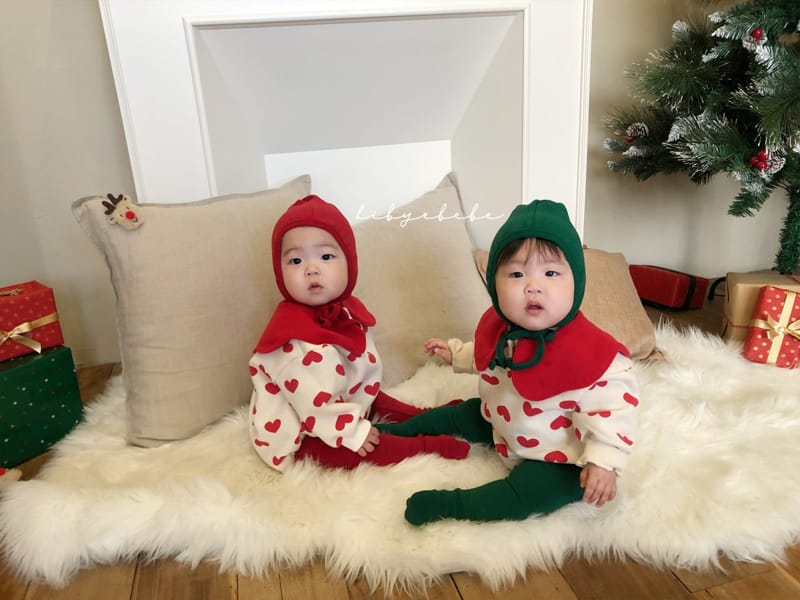 HI BYEBEBE - Korean Children Fashion - #Kfashion4kids - Christmas Bodysuit - 12