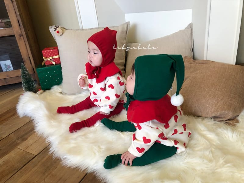 HI BYEBEBE - Korean Children Fashion - #Kfashion4kids - Christmas Bodysuit - 8