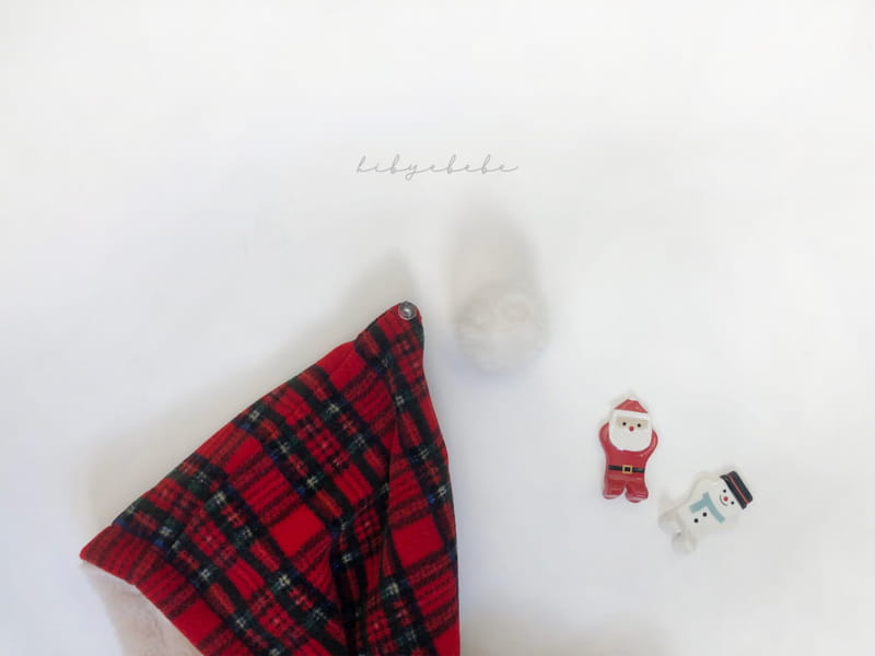 HI BYEBEBE - Korean Children Fashion - #Kfashion4kids - Santa Check Cape Reversible - 3