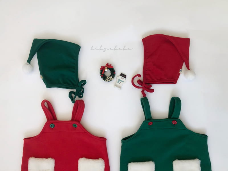 HI BYEBEBE - Korean Children Fashion - #Kfashion4kids - Santa Dungarees Pants