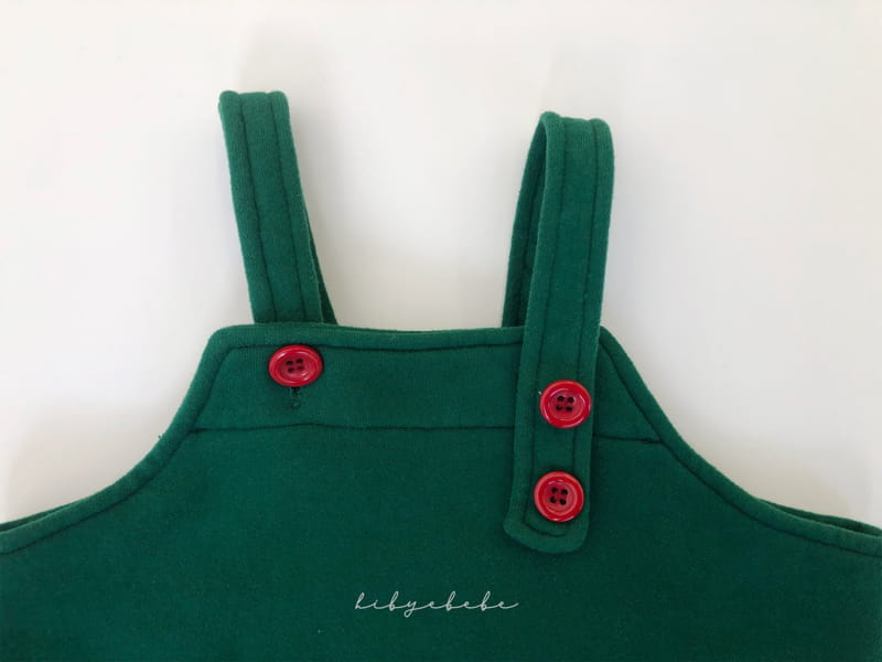 HI BYEBEBE - Korean Children Fashion - #Kfashion4kids - Santa Dungarees Pants - 5