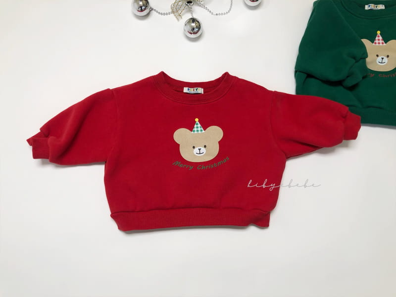 HI BYEBEBE - Korean Children Fashion - #Kfashion4kids - Bear Christmas Sweatshirt