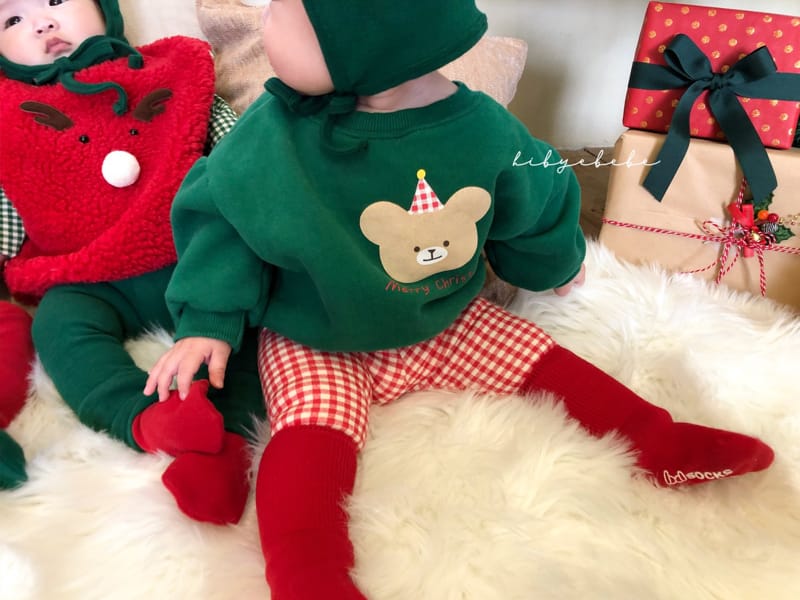 HI BYEBEBE - Korean Children Fashion - #Kfashion4kids - Bear Christmas Sweatshirt - 10