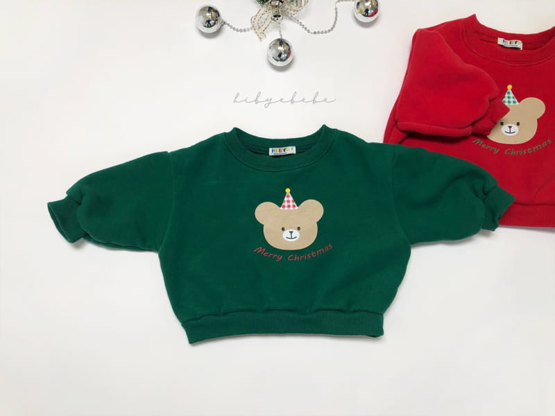 HI BYEBEBE - Korean Children Fashion - #Kfashion4kids - Bear Christmas Sweatshirt - 3