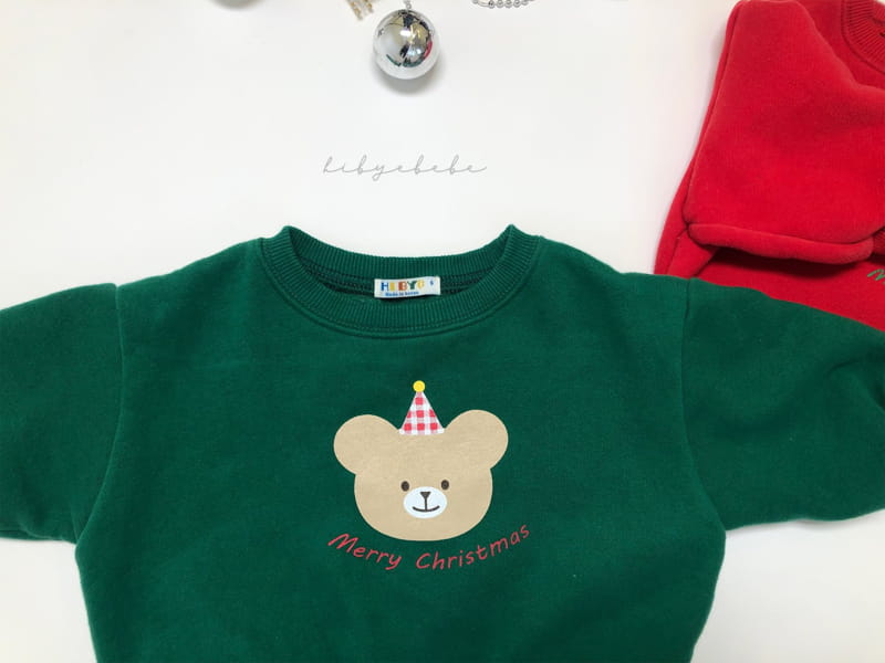 HI BYEBEBE - Korean Children Fashion - #Kfashion4kids - Bear Christmas Sweatshirt - 4