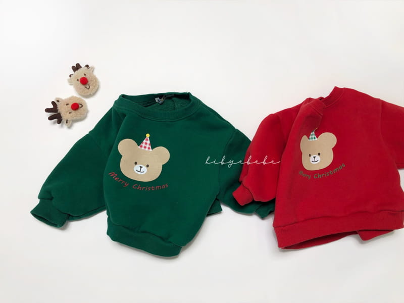 HI BYEBEBE - Korean Children Fashion - #Kfashion4kids - Bear Christmas Sweatshirt - 5