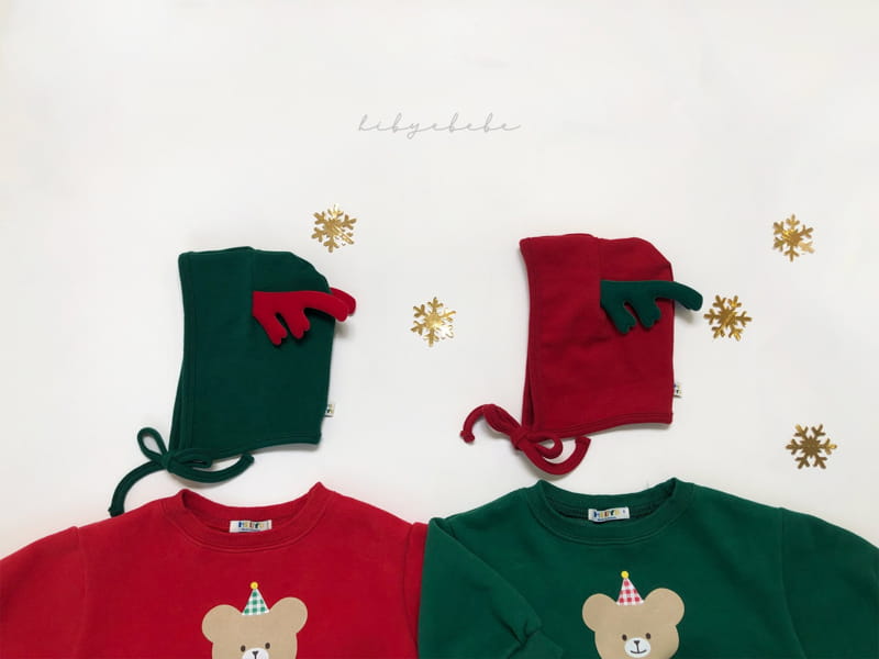 HI BYEBEBE - Korean Children Fashion - #Kfashion4kids - Bear Christmas Sweatshirt - 9