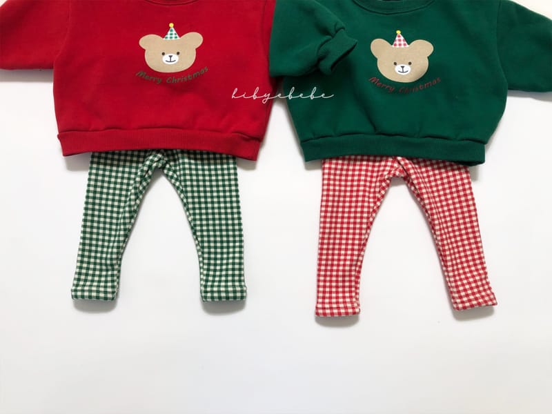 HI BYEBEBE - Korean Children Fashion - #Kfashion4kids - Merry Mink Check Leggings - 10