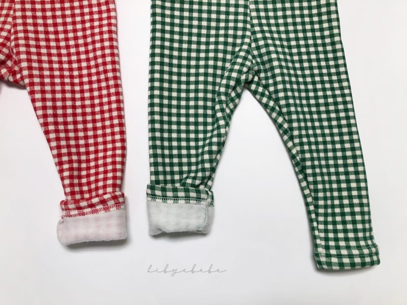 HI BYEBEBE - Korean Children Fashion - #Kfashion4kids - Merry Mink Check Leggings - 3