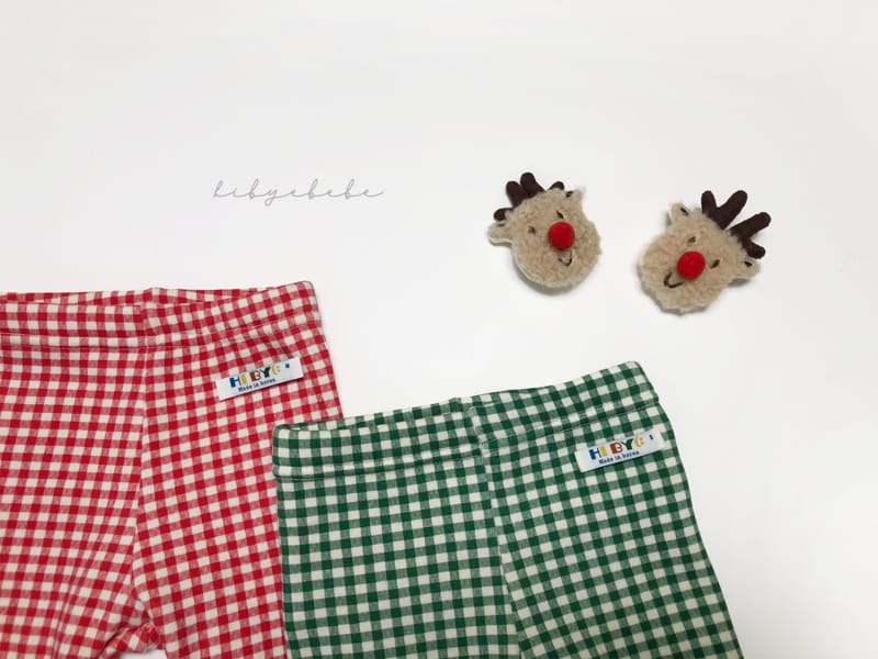 HI BYEBEBE - Korean Children Fashion - #Kfashion4kids - Merry Mink Check Leggings - 5