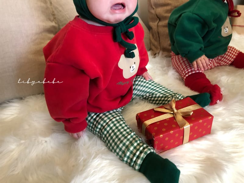 HI BYEBEBE - Korean Children Fashion - #Kfashion4kids - Merry Mink Check Leggings - 9