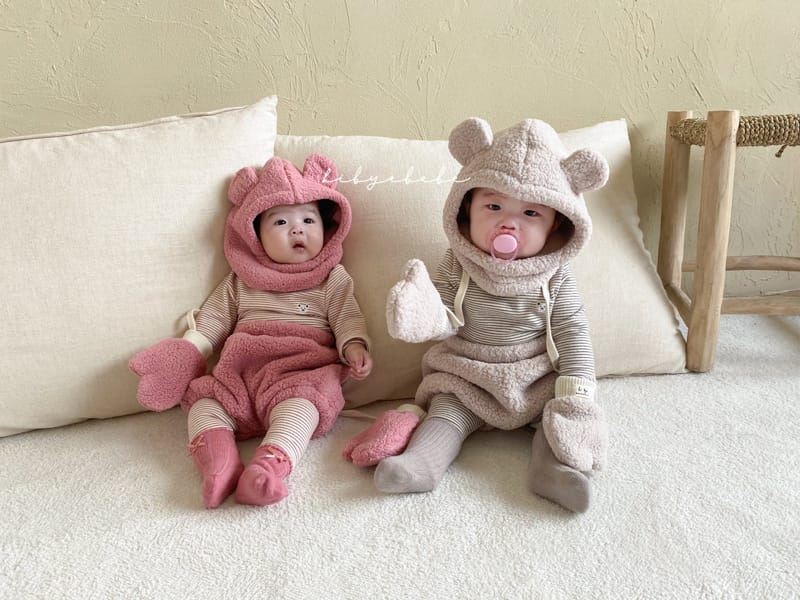 HI BYEBEBE - Korean Children Fashion - #Kfashion4kids - Arctic Baby Three Bear Bloomer Warmer Gloves Set - 8