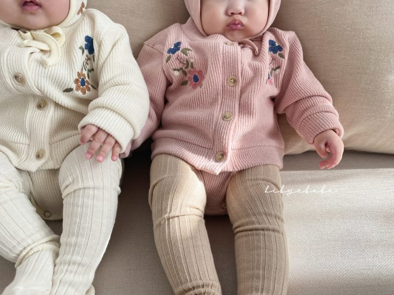 HI BYEBEBE - Korean Children Fashion - #Kfashion4kids - Floral Knit Bonnet - 3