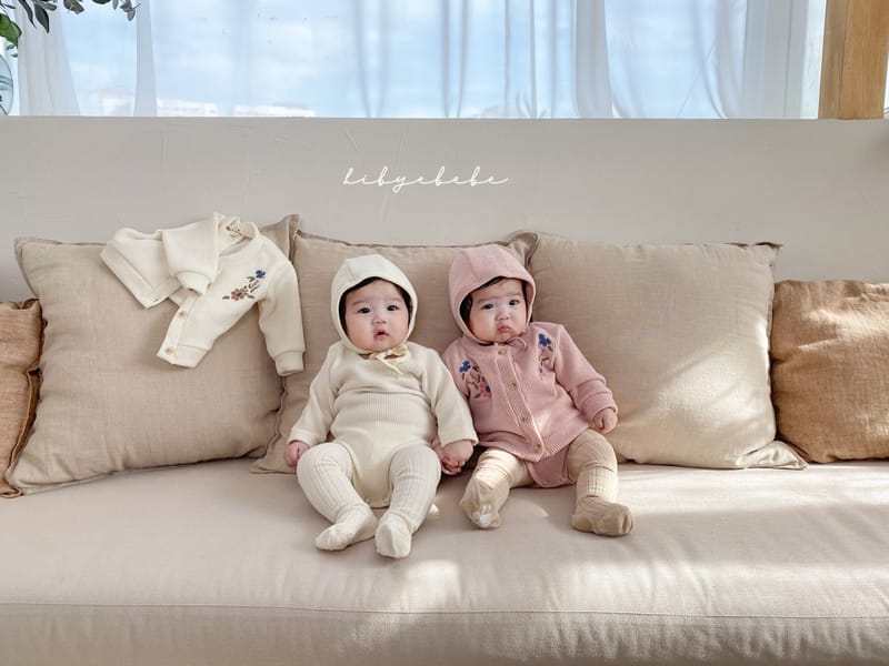 HI BYEBEBE - Korean Children Fashion - #Kfashion4kids - Floral Knit Bonnet - 6