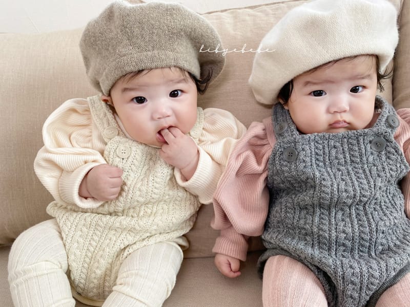 HI BYEBEBE - Korean Children Fashion - #Kfashion4kids - Bosong Rib Puff Tee