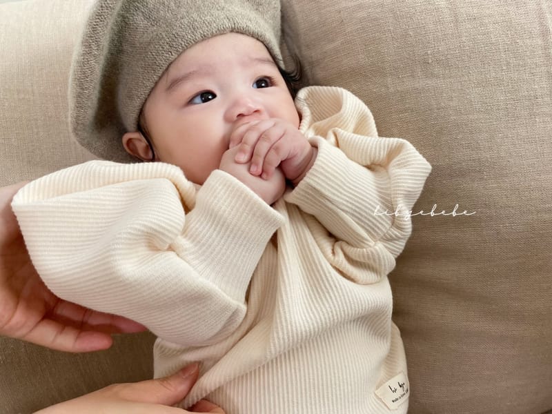 HI BYEBEBE - Korean Children Fashion - #Kfashion4kids - Bosong Rib Puff Tee - 4