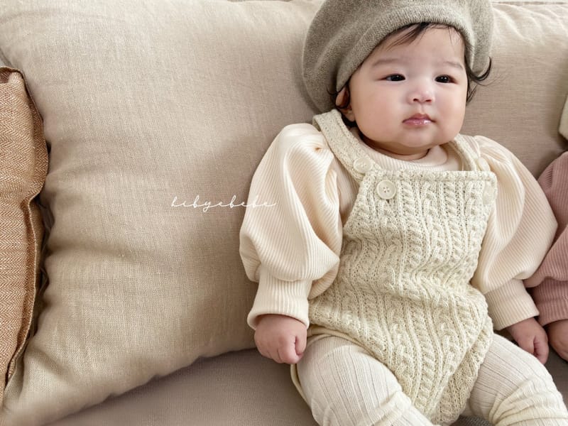 HI BYEBEBE - Korean Children Fashion - #Kfashion4kids - Bosong Rib Puff Tee - 7