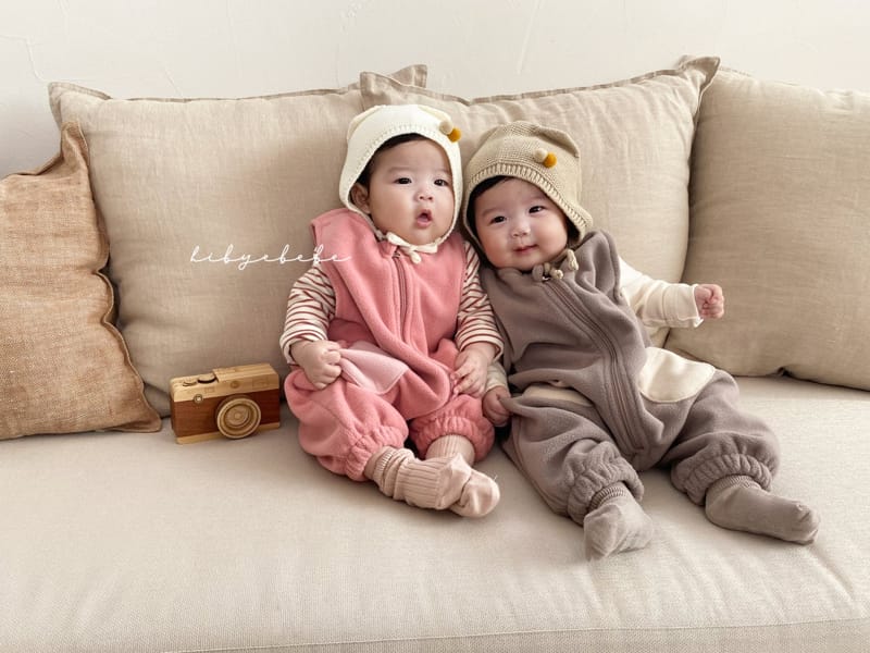 HI BYEBEBE - Korean Children Fashion - #Kfashion4kids - Cozy Fleece Overall