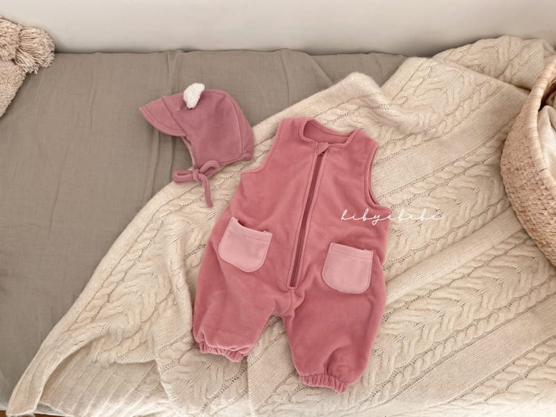 HI BYEBEBE - Korean Children Fashion - #Kfashion4kids - Cozy Fleece Overall - 12