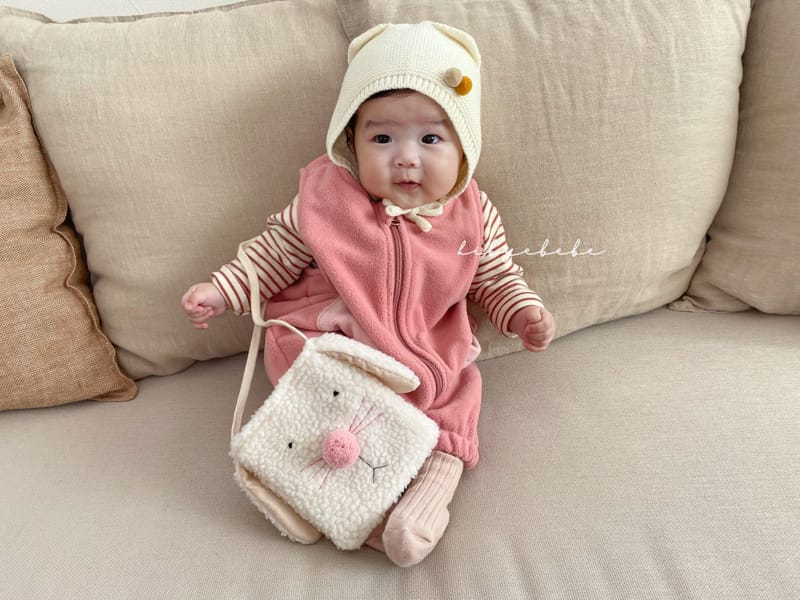 HI BYEBEBE - Korean Children Fashion - #Kfashion4kids - Cozy Fleece Overall - 3