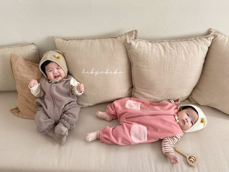 HI BYEBEBE - Korean Children Fashion - #Kfashion4kids - Cozy Fleece Overall - 6