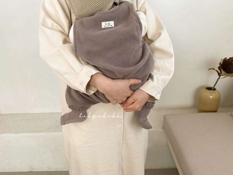 HI BYEBEBE - Korean Children Fashion - #Kfashion4kids - Cozy Fleece Overall - 7