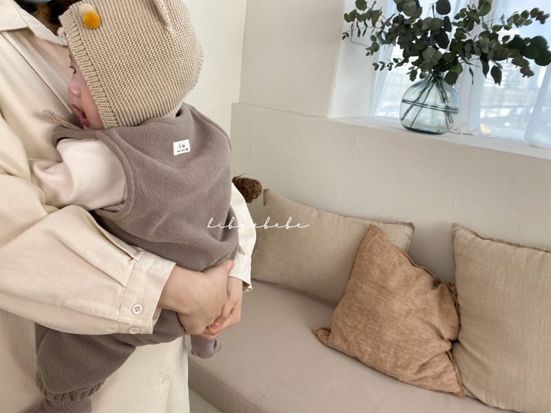HI BYEBEBE - Korean Children Fashion - #Kfashion4kids - Cozy Fleece Overall - 8
