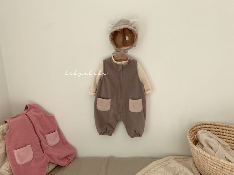 HI BYEBEBE - Korean Children Fashion - #Kfashion4kids - Cozy Fleece Overall - 9