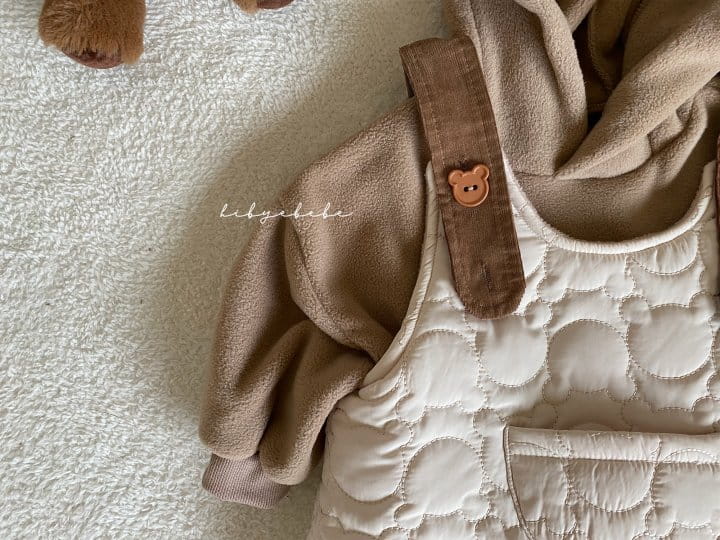 HI BYEBEBE - Korean Children Fashion - #Kfashion4kids - Bear Embroidery Bodysuit - 2