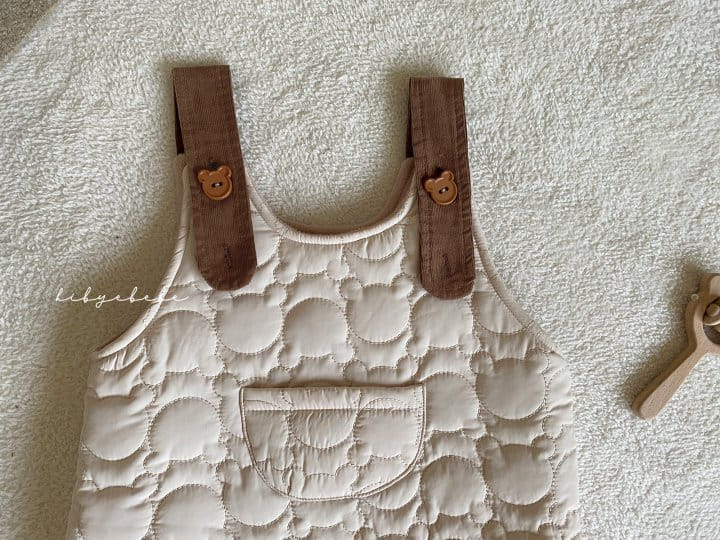 HI BYEBEBE - Korean Children Fashion - #Kfashion4kids - Bear Embroidery Bodysuit - 6