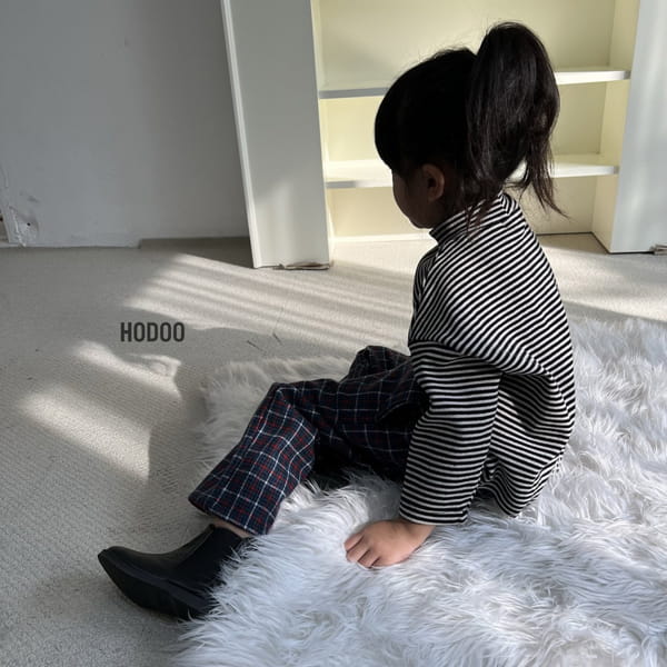 HODOO - Korean Children Fashion - #Kfashion4kids - Rose Check Pants - 10